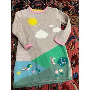Mini Boden Baby 18-24 mos Hotchpotch Knit Dress Spring Easter Girls Cashmere
